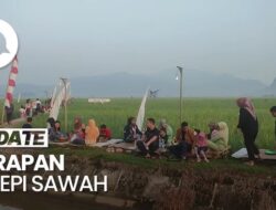 Nikmatnya Sarapan Di Tepi Sawah Bersama Pemandangan Perbukitan