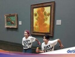 Aktivis yang Lempar Sup Tomat Ke Lukisan Van Gogh Resmi Dipenjara