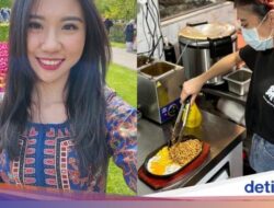 Pramugari Cantik Ini Ahli Profesi Bersama Sebab Itu Penjual Konsumsi Ke Pujasera