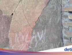 Duh! Ayah Ukir Namanya dan Anak Hingga Situs Pompeii!