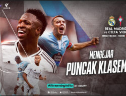 Real Madrid vs Celta Vigo Ke LaLiga, Saksikan Live Pemutaran Online Ke VISION+