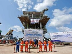 PHE ONWJ Lepas Anjungan Terbaru Ramah Lingkungan Ke Pesisir Laut Jawa, Komitmen Tingkatkan Produksi