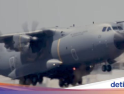 Penerbangan Perdana Pesawat Jumbo yang Dipesan Prabowo