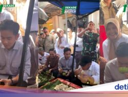Heboh! Gibran Belajar Makan Pempek Hingga Pasar Tumpah Palembang