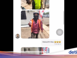 Inisiatif Mulia Pria Malaysia Bagi-Bagi Nasi Bungkus Bagi Ojol Di Jakarta