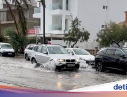 Badai Alice Landa Spanyol, Kegiatan Wisatawan Karena Itu Terganggu