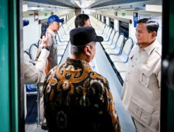 Prabowo Cek Kereta Khusus Petani dan Pedagang, Berikut Rutenya