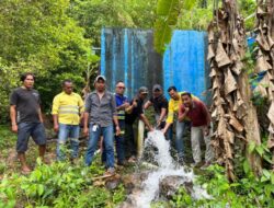 NHM Dukung Target Nasional Akses Air Minum Aman lewat Revitalisasi Sarana Air Bersih Di Tabobo