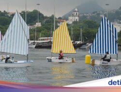 Perahu Layar Bermotif Karyaseni Daniel Buren Warnai Regatta Hingga Teluk Guanabara