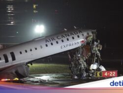Pesawat Air Canada Vs Truk Damkar Ke Bandara New York: Pilot-Kopilot Tewas