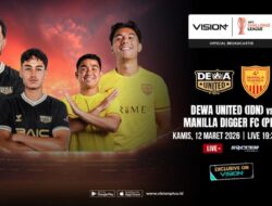 Misi Comeback Dewa United! Nonton Live Penyiaran Langsung vs Manila Digger Ke AFC Challenge League Ke VISION+