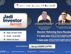 Mau Penanaman Modal Untuk Negeri yang Berkah? Ayo Belajar Karena Itu Investor Syariah secara Gratis bersama MNC Sekuritas