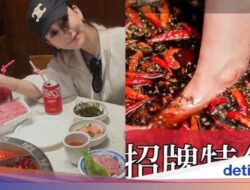 Nyeleneh! Model Ini Rendam Kaki Ke Kuah Mala Hotpot Sebagai Perawatan Medis