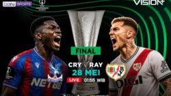 Crystal Palace vs Rayo Vallecano Di FINAL, Nonton Penyiaran Langsung Lewat VISION+