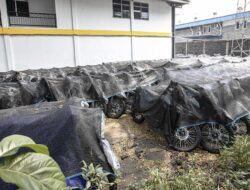 Penampakan Kendaraan Bermotor Roda Dua Listrik MBG Menumpuk Di Sentul