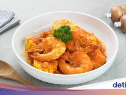 Resep Udang Saus Padang ala Warung Seafood Tenda, Bikin Nambah Nasi!