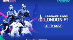 Premier Padel London P1 2026 Masuk Fase Penentuan, Nonton hingga Final Live Penyiaran Langsung Ke VISION+