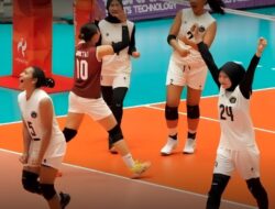 Timnasional Voli Putri Indonesia Sikat Vietnam 3-0