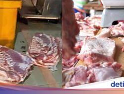 Daging Babi Mentah Ditaruh Di Lantai, Pemilik Toko Ngaku Bilang Begini