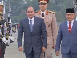 Kepala Negara Mesir El-Sisi Tiba Di Indonesia, Besok Bertemu Prabowo